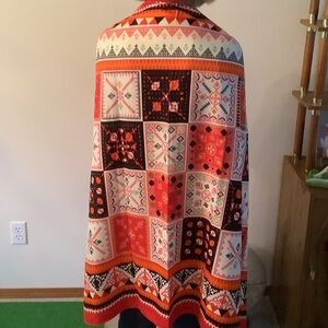 PhamGia Large Block Print Scarf